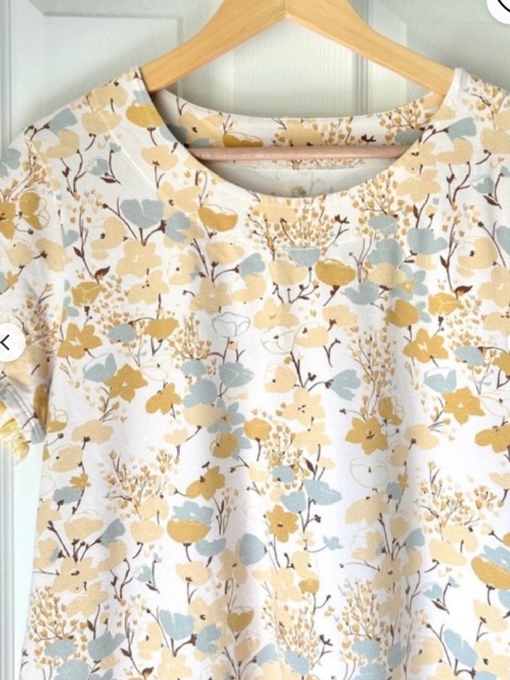 Spartina 449 island fringe dress marsh floral - Picture 4 of 7